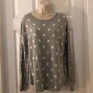 J. Jill polka dot sweater